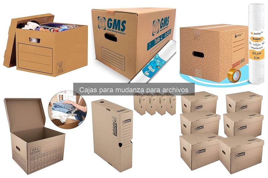 Errores comunes al usar cajas para mudanza de archivos