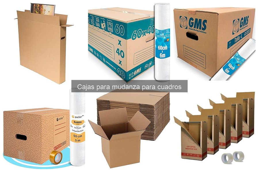 Errores comunes al usar cajas para mudanza de cuadros
