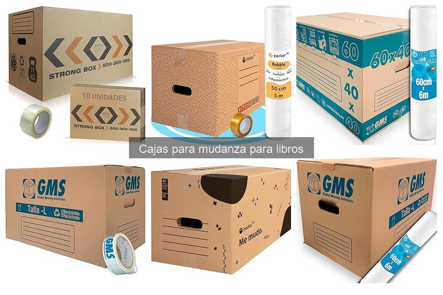 Errores comunes al usar cajas para mudanza de libros