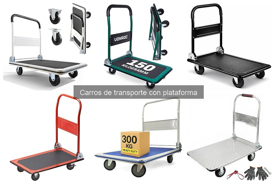 Errores comunes al usar carros de transporte con plataforma