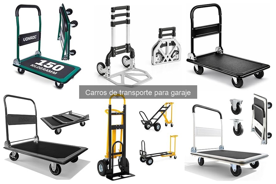 Errores comunes al usar carros de transporte en el garaje