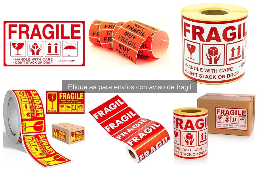 Errores comunes al usar etiquetas frágiles en envíos