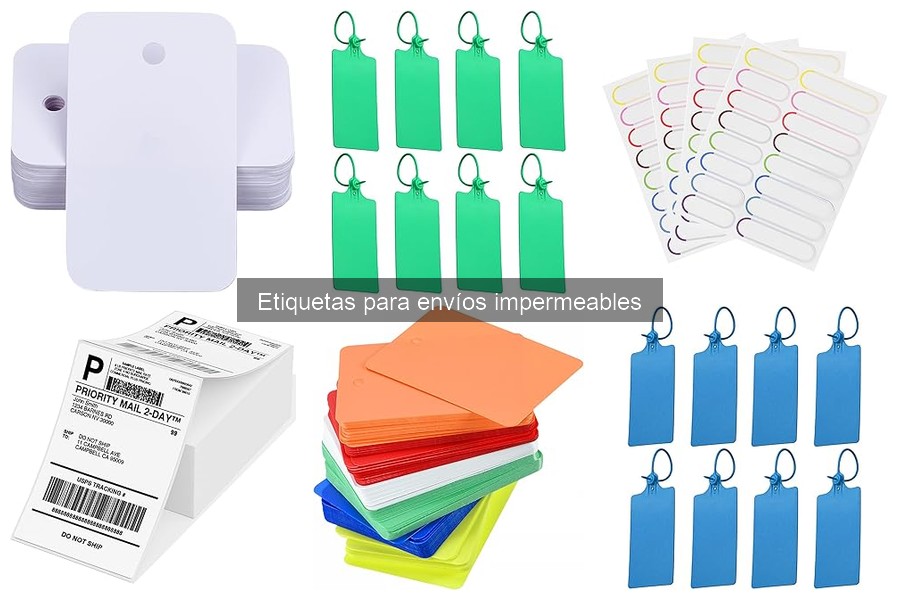 Errores comunes al usar etiquetas impermeables para envíos