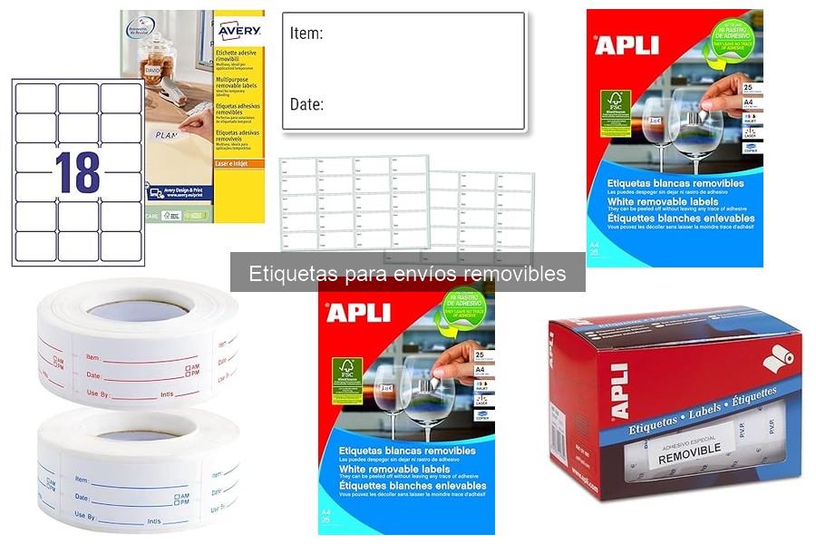Errores comunes al usar etiquetas removibles para envíos