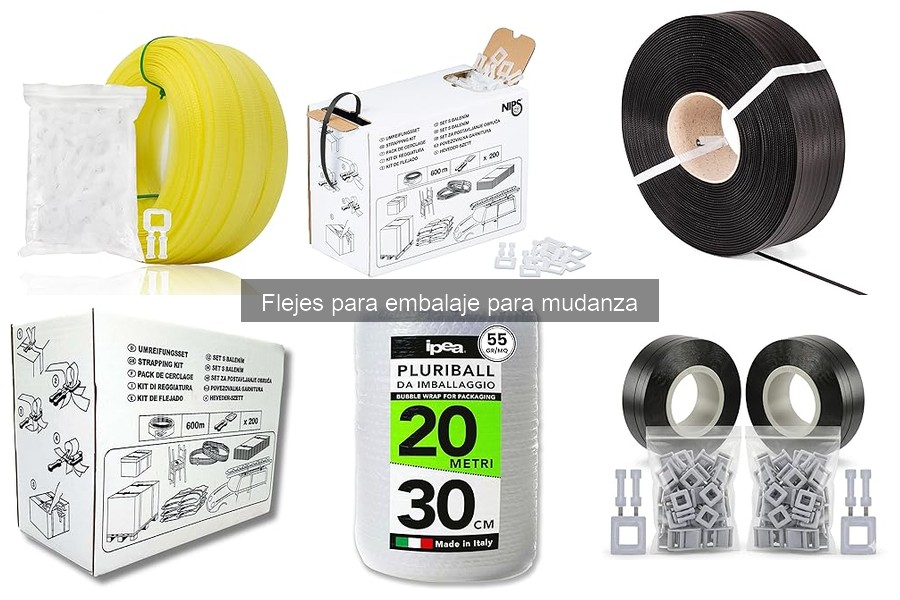 Errores comunes al usar flejes para embalaje en mudanzas