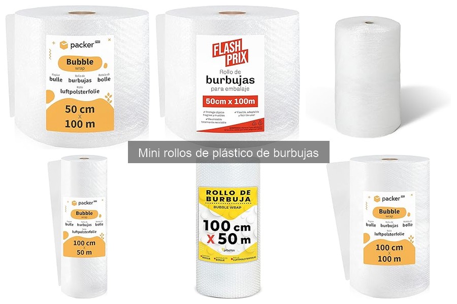 Errores comunes al usar mini rollos de plástico de burbujas