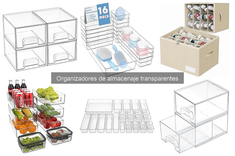 Errores comunes al usar organizadores de almacenaje transparentes