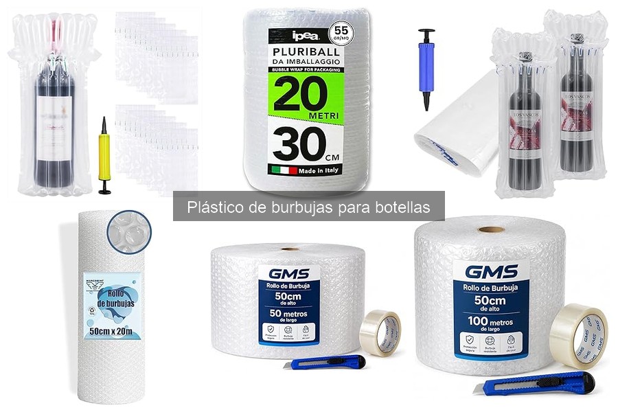 Errores comunes al usar plástico de burbujas para botellas