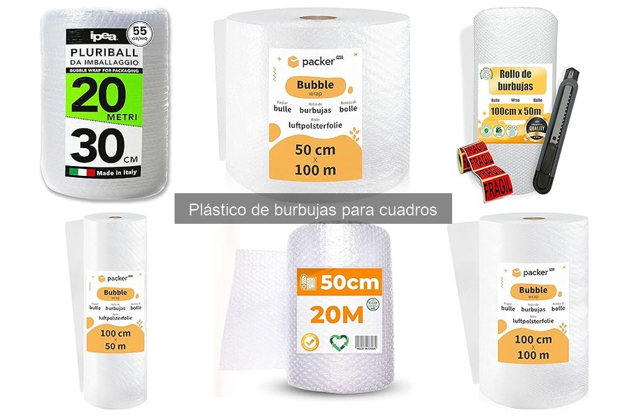 Errores comunes al usar plástico de burbujas para cuadros