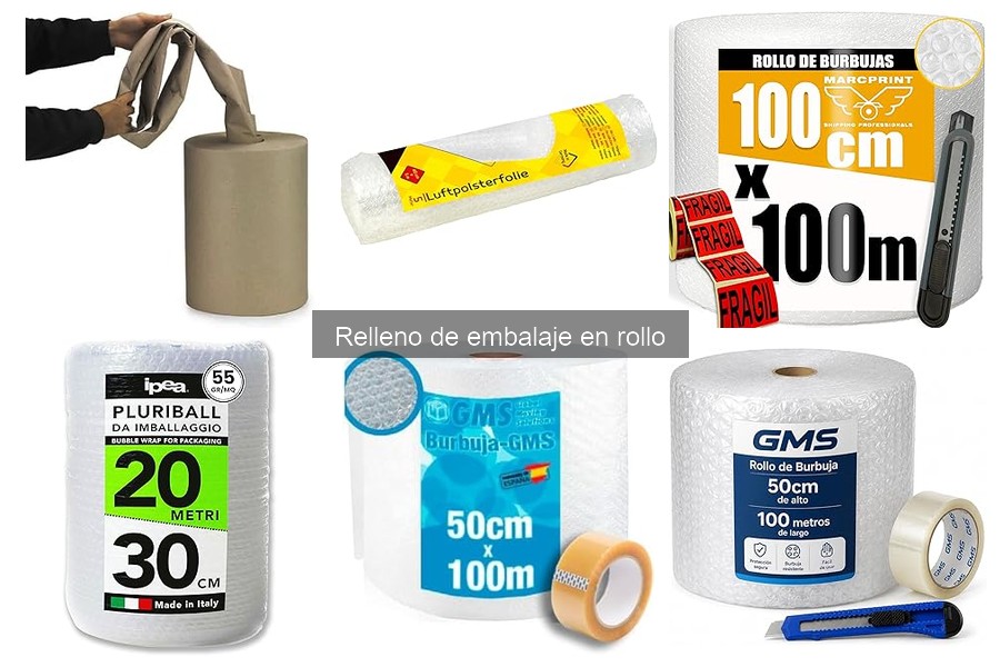 Errores comunes al usar relleno de embalaje en rollo
