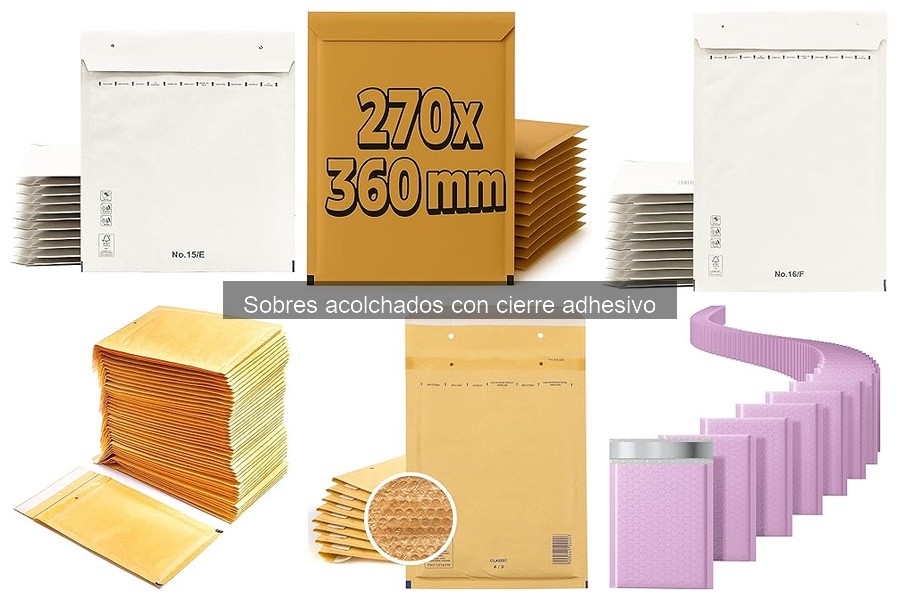 Errores comunes al usar sobres acolchados con cierre adhesivo