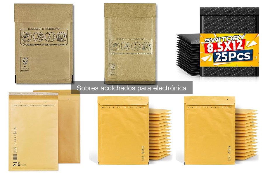 Errores comunes al usar sobres acolchados para electrónica