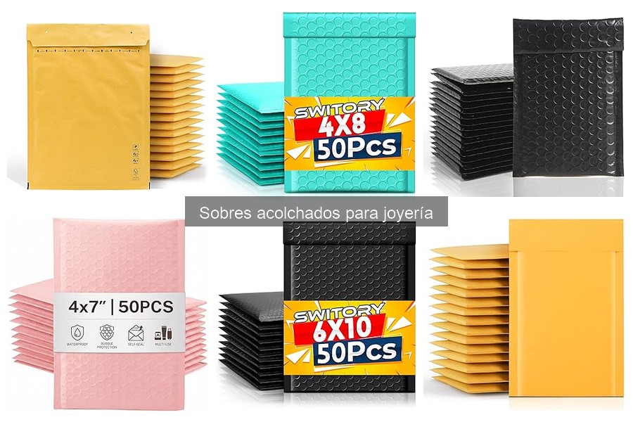 Errores comunes al usar sobres acolchados para joyería
