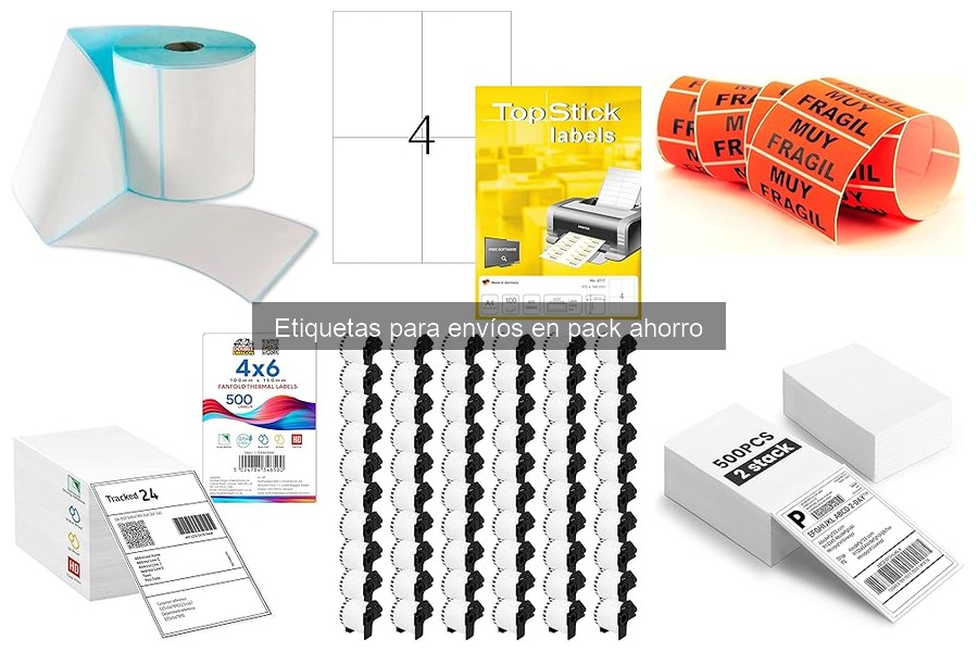 Errores comunes al utilizar etiquetas para envíos