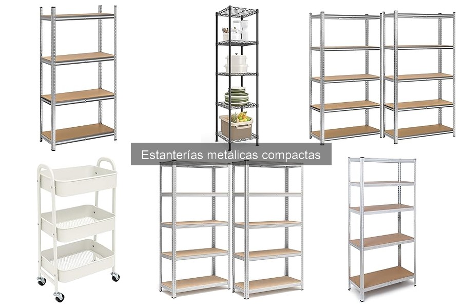 Estanterías Metálicas Compactas para Espacios Pequeños