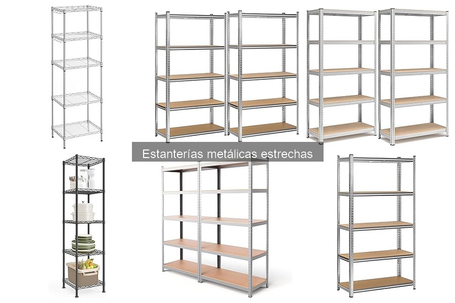 Estanterías metálicas estrechas para oficina: características y beneficios