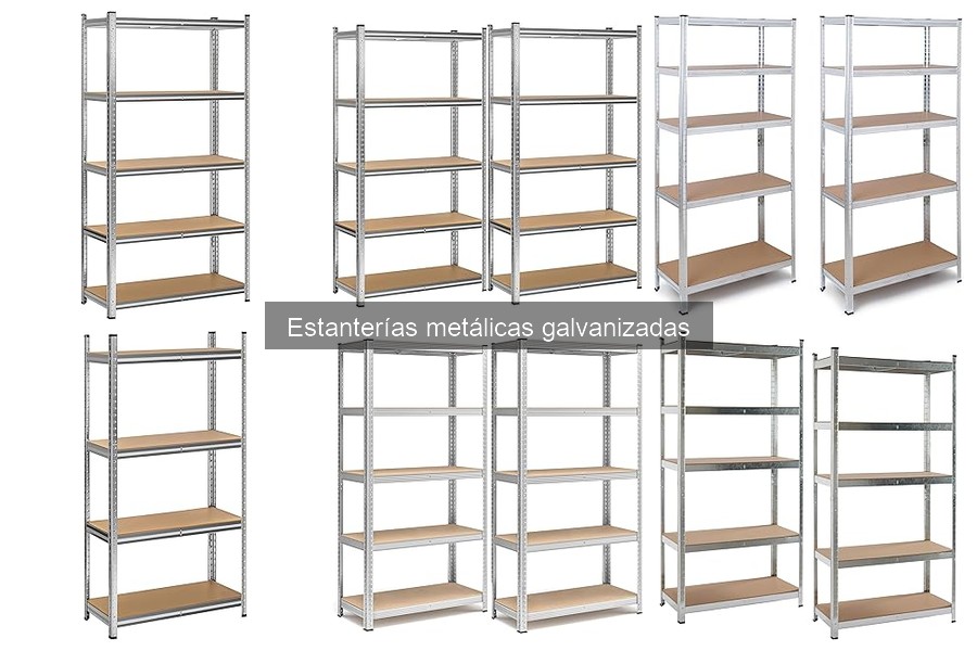 Estanterías metálicas galvanizadas para garajes: ¿Son adecuadas?
