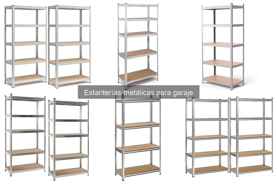 Estanterías metálicas ideales para garajes pequeños