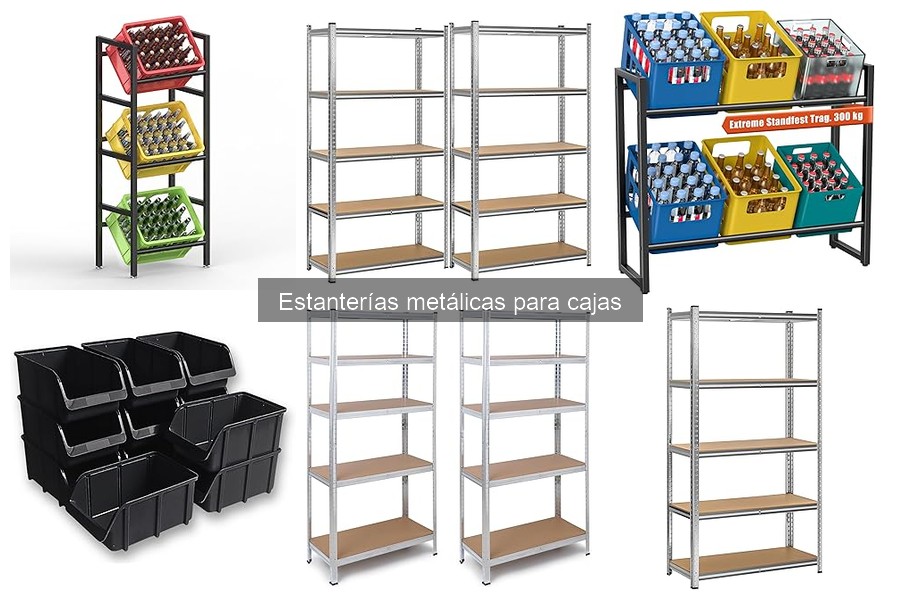 Estanterías metálicas personalizadas para espacios pequeños