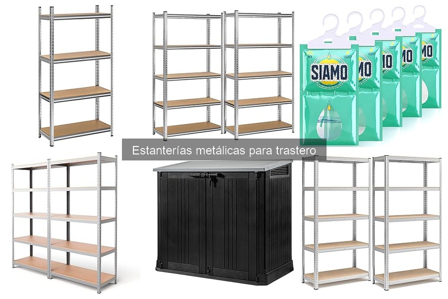 Estanterías metálicas plegables para trasteros: características y usos