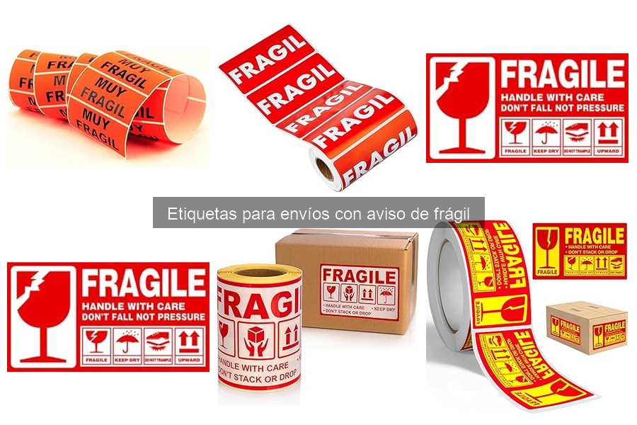 Etiquetas frágiles: variaciones por país en envíos internacionales