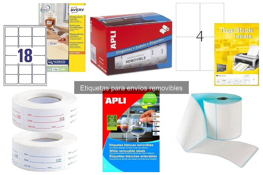 Etiquetas para envíos removibles: ¿son reutilizables?