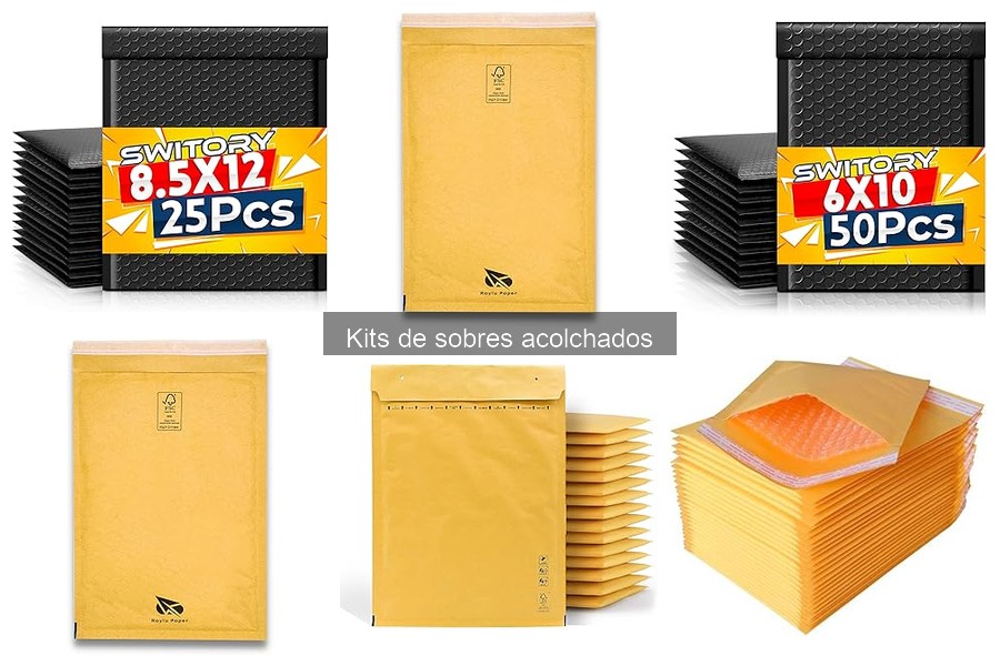 FAQs sobre Kits de Sobres Acolchados para Envíos