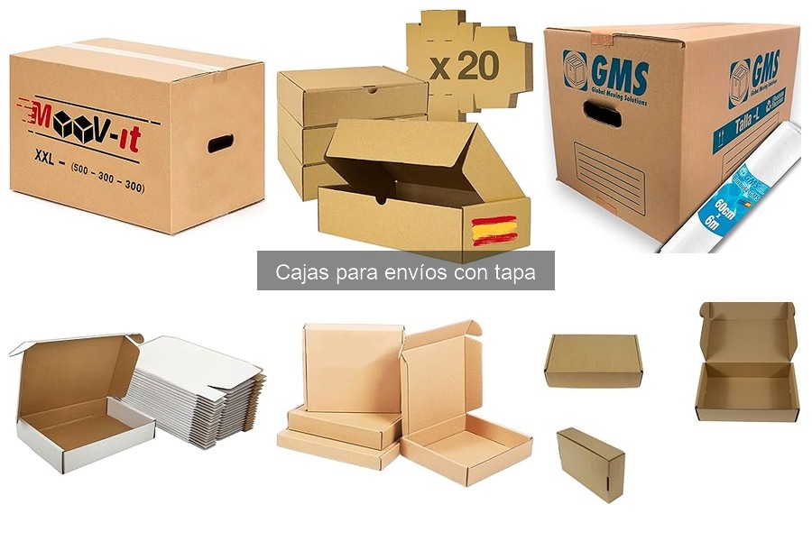 Guía de compra: Cajas para envíos con tapa efectivas