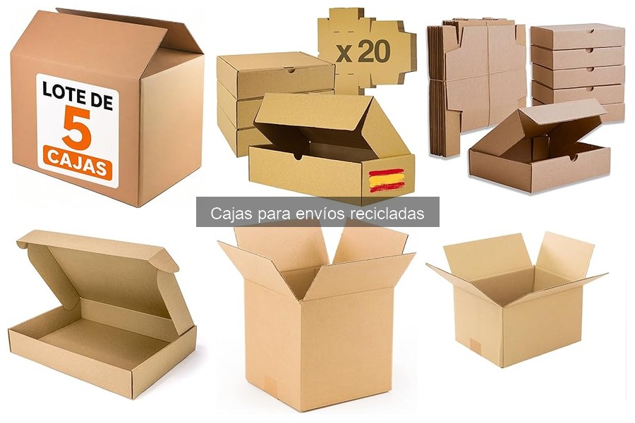 Guía de compra de cajas para envíos recicladas