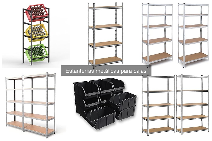 Guía de compra de estanterías metálicas para cajas