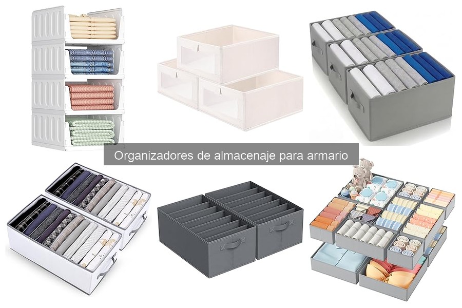 Guía de compra de organizadores de almacenaje para armario