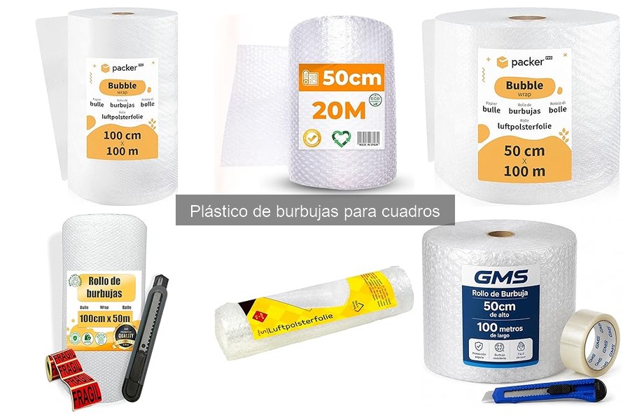 Guía de compra de plástico de burbujas para cuadros