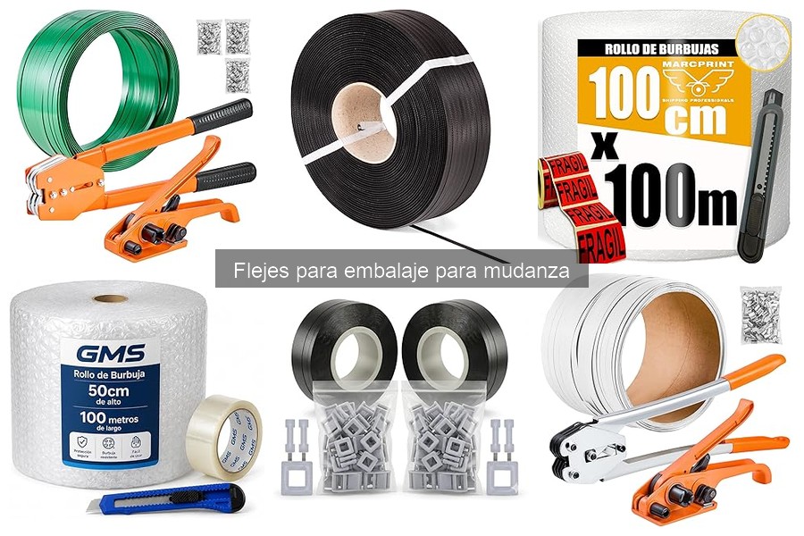Guía de compra: Flejes para embalaje para mudanza