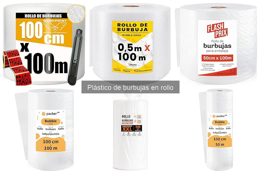 Guía de compra: Plástico de burbujas en rollo ideal