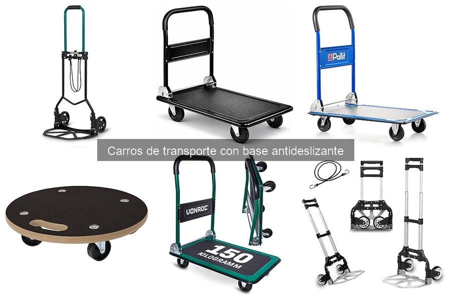 Guía para elegir carros de transporte con base antideslizante