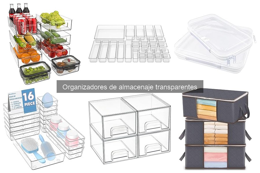 Guía para elegir el mejor organizador de almacenaje transparente