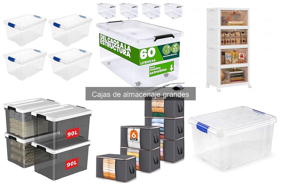 Guía para Elegir las Mejores Cajas de Almacenaje Grandes