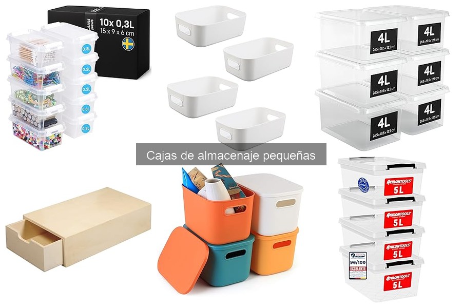 Guía para elegir las mejores cajas de almacenaje pequeñas