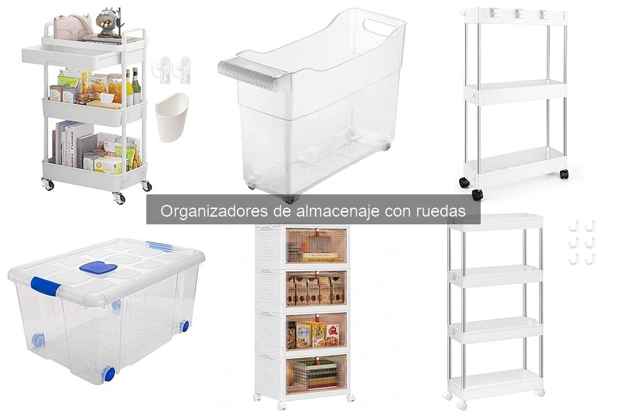 Guía para Elegir Organizadores de Almacenaje con Ruedas