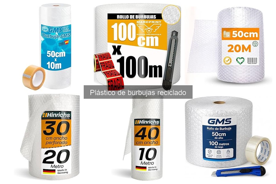 Guía para elegir plástico de burbujas reciclado adecuado