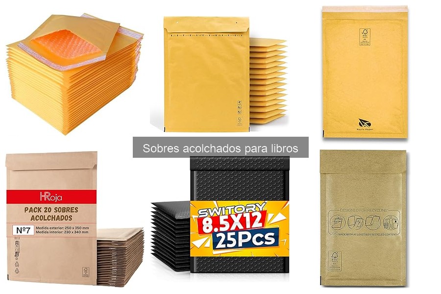 Guía para elegir sobres acolchados adecuados para libros