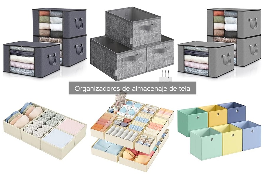 Guía práctica para usar organizadores de almacenaje de tela