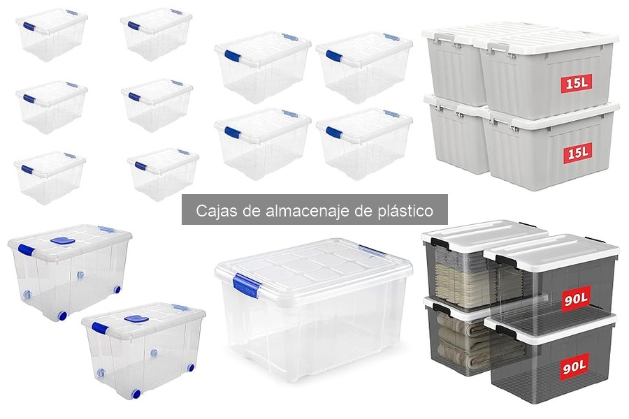 Ideas creativas con cajas de almacenaje de plástico