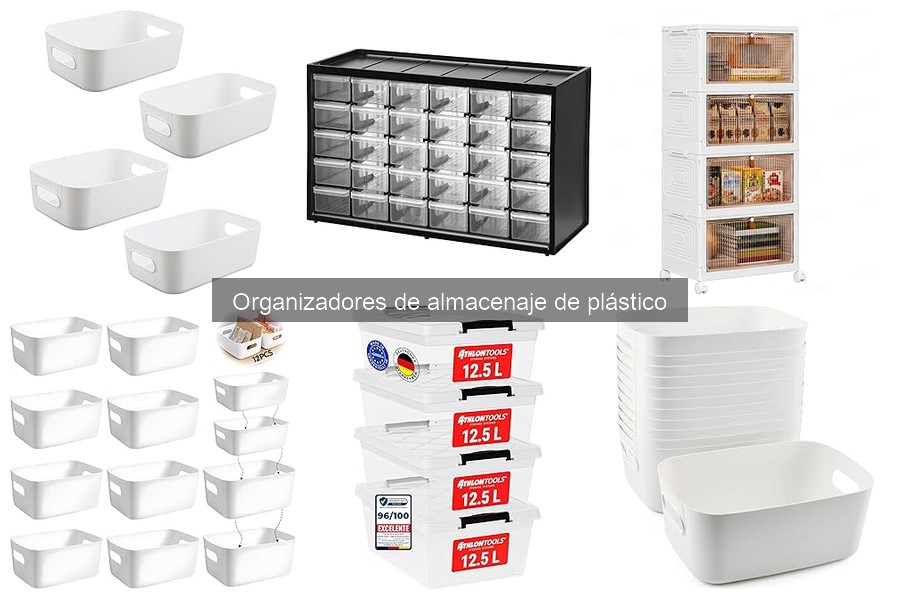 Ideas creativas con organizadores de plástico para tu hogar