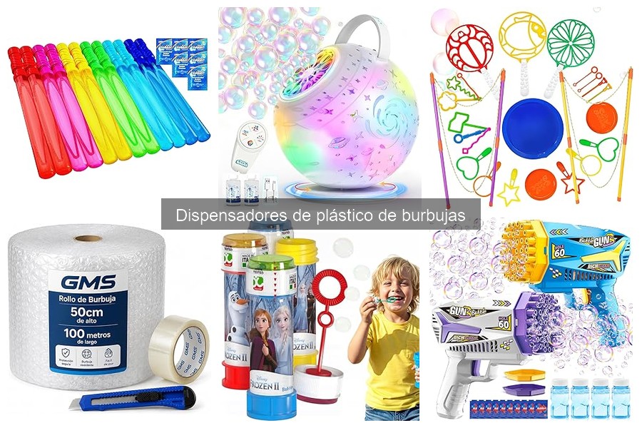 Impacto ambiental de dispensadores de plástico de burbujas