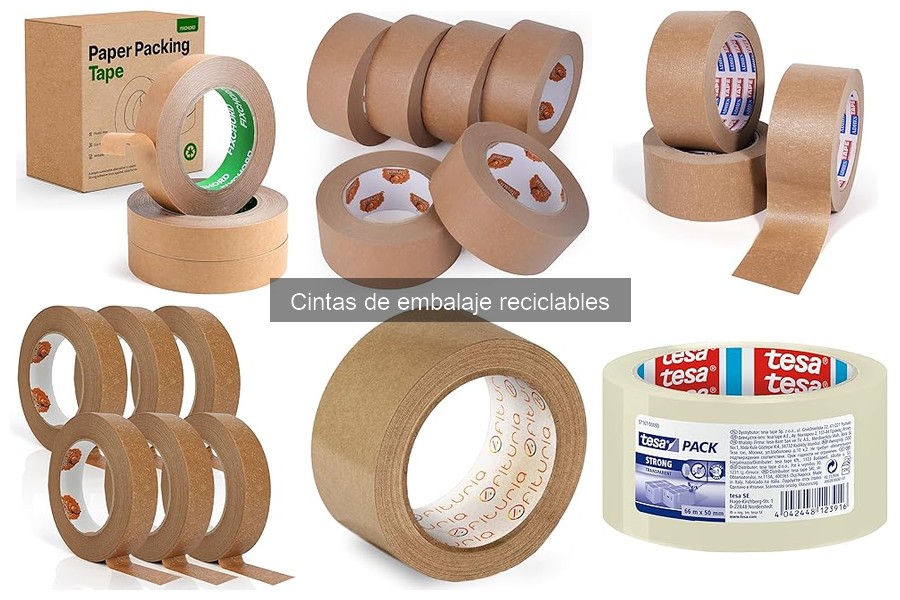 Impacto ambiental de las cintas de embalaje reciclables