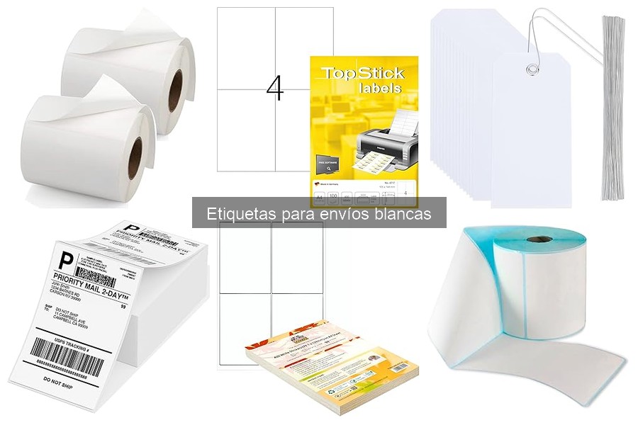 Imprimir etiquetas para envíos blancas en casa: ¿es posible?