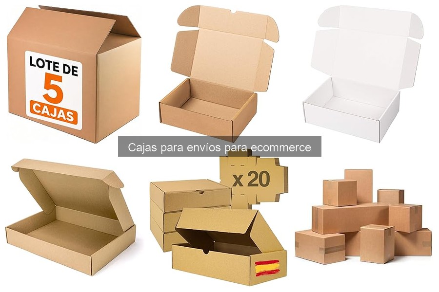 Instrucciones para empaquetar productos en cajas de envío
