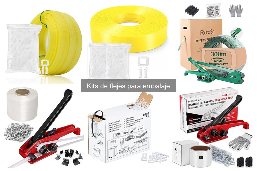 Instrucciones para Usar un Kit de Flejes en Embalaje