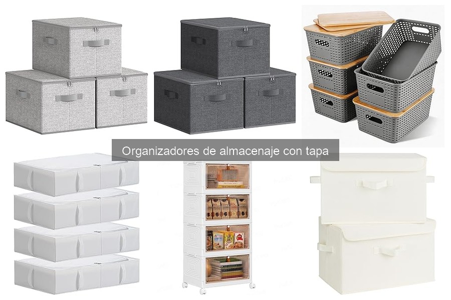 Los Mejores Organizadores de Almacenaje con Tapa: Opiniones